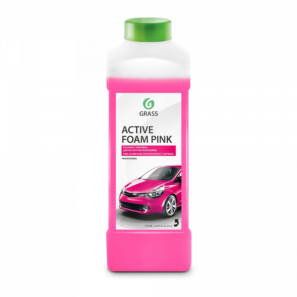 უკონტაქტო ხსნარი Active Foam Pink (1ლტ)