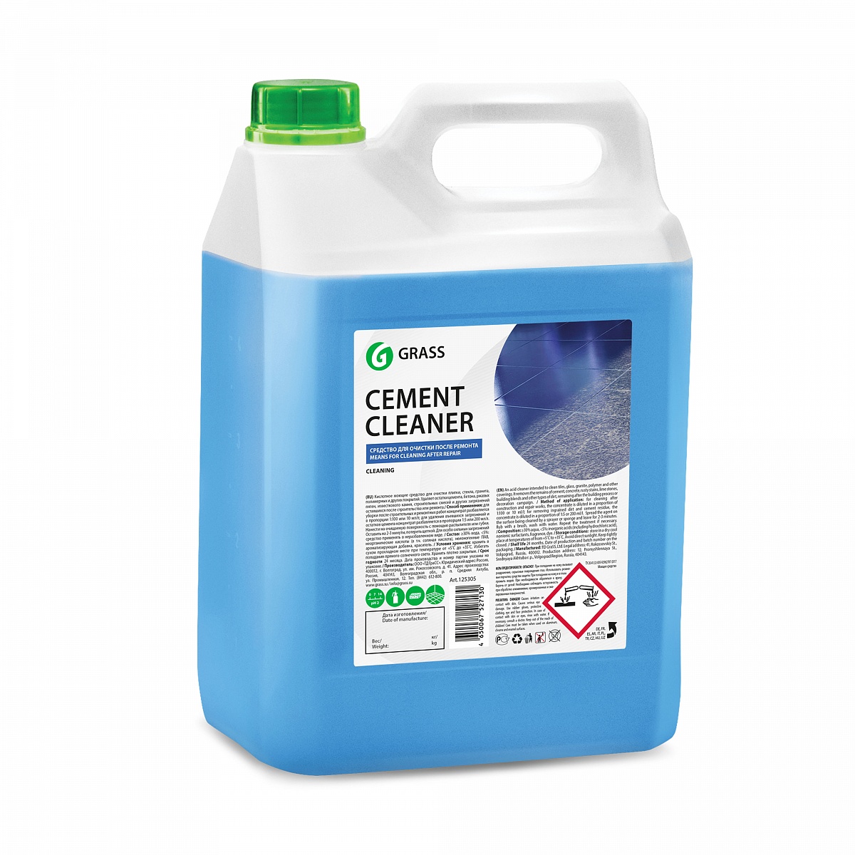 რემონტის შემდგომი დასუფთავების ხსნარი Cement Cleaner (5,5კგ)